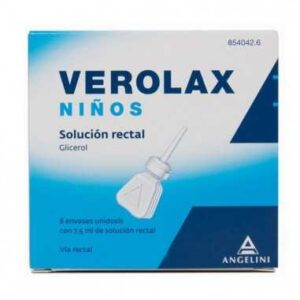 VEROLAX 1.8 ML 6 ENEMAS INFANTIL 2.5 ML