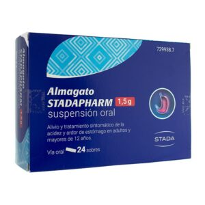 ALMAGATO STADAPHARM 1,5 G 12 SOBRES SUSPENSIÓN ORAL