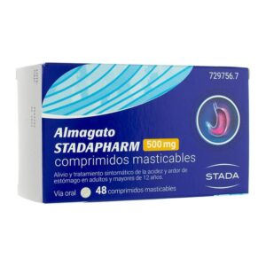 ALMAGATO STADAPHARM 500 MG 48 COMPRIMIDOS MASTICABLES