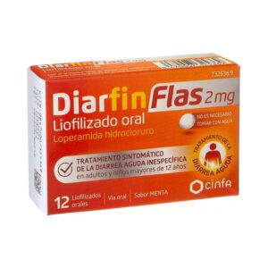 DIARFIN FLAS 2 MG 12 LIOFILIZADOS ORALES