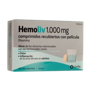 HEMOLIV 1000 MG 30 COMPRIMIDOS RECUBIERTOS
