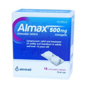 ALMAX 500 MG 18 COMPRIMIDOS MASTICABLES
