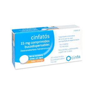 CINFATOS 15 MG 20 COMPRIMIDOS BUCODISPERSABLE