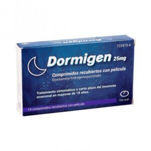 DORMIGEN 25 MG 14 COMPRIMIDOS RECUBIERTOS