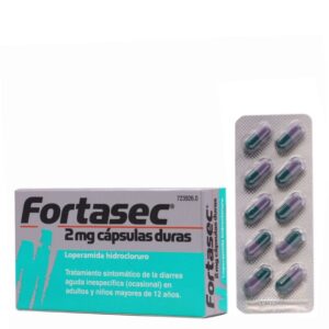 FORTASEC 2 MG 20 CAPSULAS