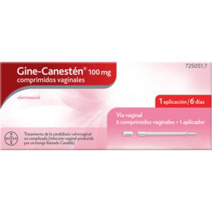 GINE CANESTEN 100 MG. 6 COMP. VAGINALES