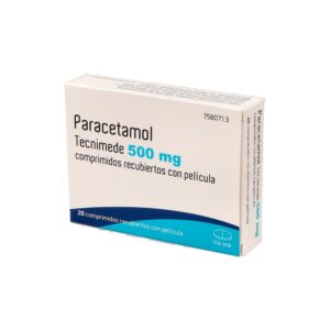 PARACETAMOL TECNIMEDE 500 mg 20 COMPRIMIDOS R