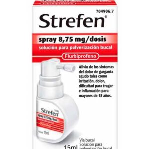 STREFEN SPRAY 8,75 MG/DOSIS SOLUCION PARA PULVERIZACIÓN BUCAL