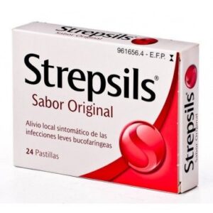 STREPSILS SABOR ORIGINAL 24 PASTILLAS