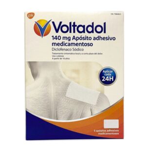 VOLTADOL 140 MG 5 APOSITOS ADHESIVOS MEDICAMENTOSO